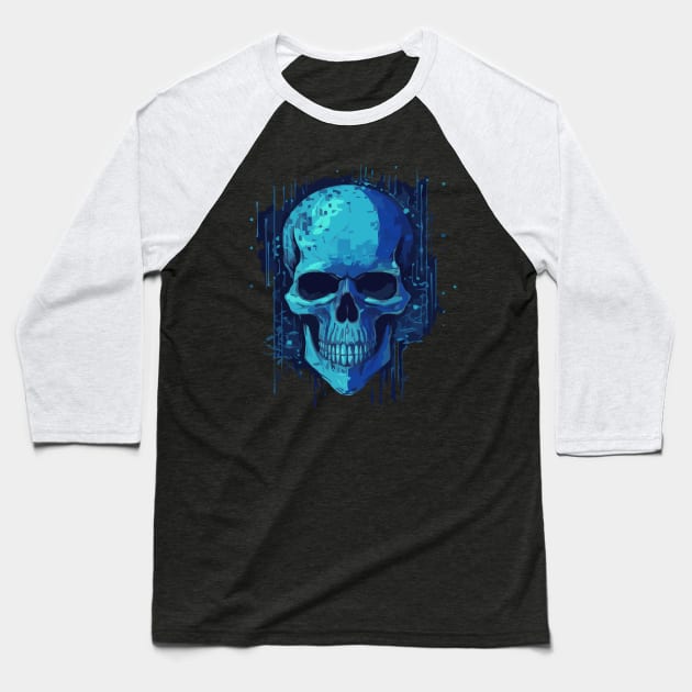 SKULL FUNK WIZARD Baseball T-Shirt by Pixy Official